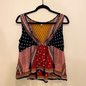 Bohemian printed top